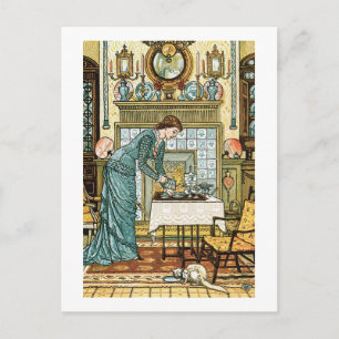 Kamer van mijn dame, frontispiece tegen 'The House Briefkaart