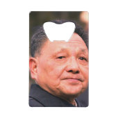 Kameraad Deng Xiaoping - Chinese leider Kredietkaart Flessenopener (Voorkant)