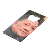 Kameraad Deng Xiaoping - Chinese leider Kredietkaart Flessenopener (Voorkant Gekanteld)