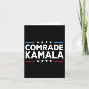 Kameraad Kamala Anti Kamala Harris Kaart