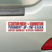 Kameraad Obama Bumpersticker (Op auto)