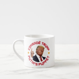 Kameraad Trump: Poetins marionettenillustratie van Espresso Kop