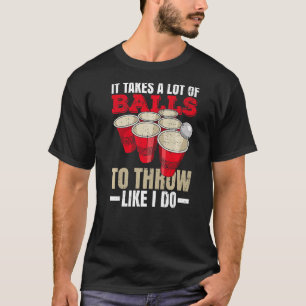Kamerfeest Bier Pong Voor Een Bier Pong Kampioen T-shirt