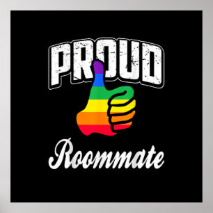 Kamergenoot Gay Pride Poster
