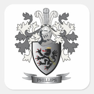 Kamerkleed van Phillips Vierkante Sticker