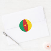 Kameroen Fisheye Flag Sticker (Envelop)