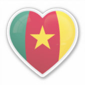 Kameroen Liefde Icon Sticker (Voorkant)