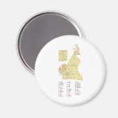 Kameroen Magneet (Voorkant / Achterkant)