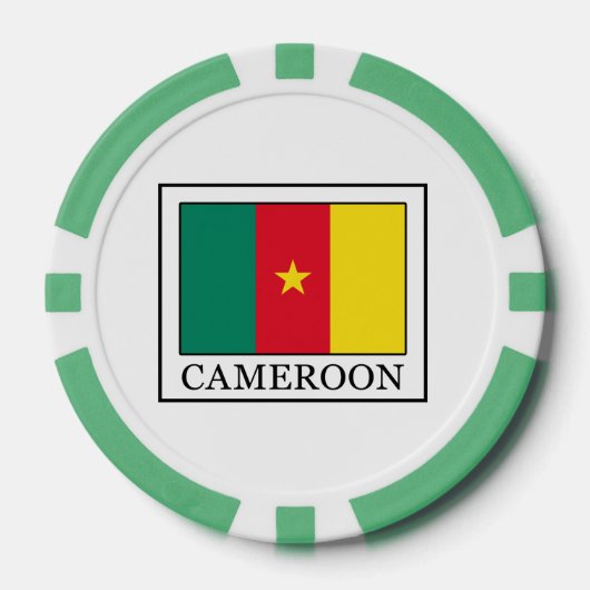 Kameroen Pokerchips (Voorkant)