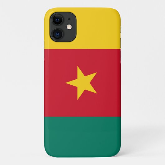 Kameroen vlag Case-Mate iPhone case (Achterkant)