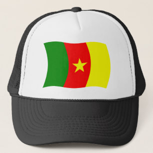Kameroen Vlag Hoed Trucker Pet