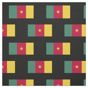 Kameroen vlag stof