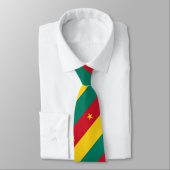 Kameroen vlag stropdas (Gebonden)