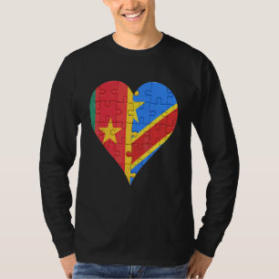 Kameroenees-Congolese vlaggenschip T-shirt