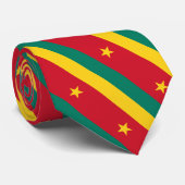 Kameroense Stropdassen, mode Kameroense vlag, bedr Stropdas (Opgerold)