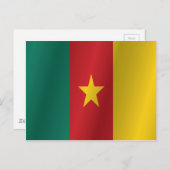Kameroense vlag briefkaart (Voorkant / Achterkant)