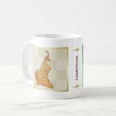 Kameroense vlag + kaart Mok (Voorkant links)