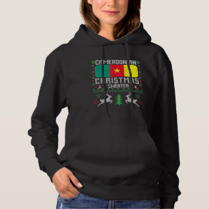 Kameroense vlag Kameroense kerstkeuter Hoodie