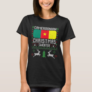 Kameroense vlag Kameroense kerstkeuter T-shirt