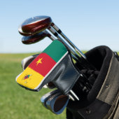 Kameroense vlaggen golfheadcover (Insitu)
