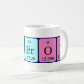 Kameron périodique nom de table mug (Devant droit)