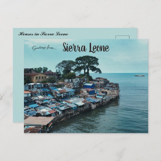 Kamers in Sierra Leone Briefkaart (Voorkant / Achterkant)