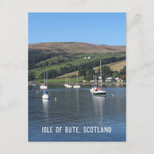 Kames Bay, Isle of Bute, Schotland Briefkaart