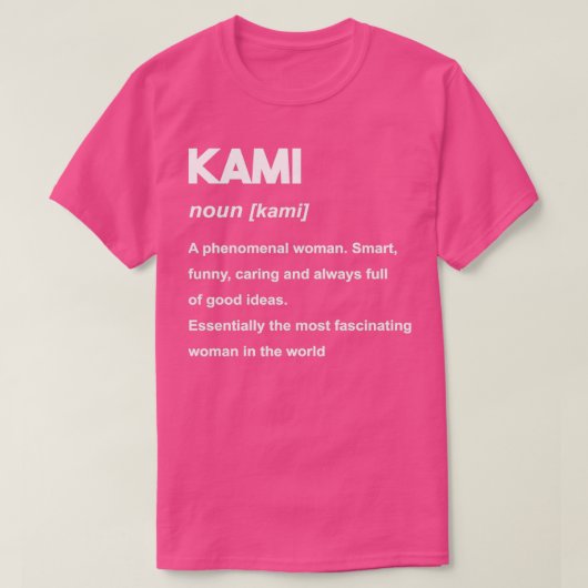 Kami 20 t-shirt (Design voorkant)