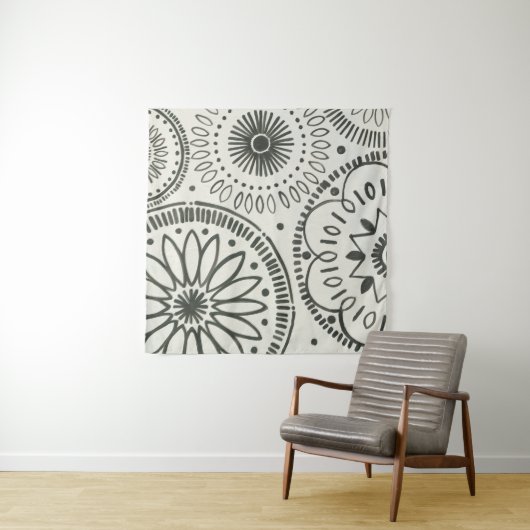Kami Abstract Pattern Wandkleed (In Situ (horizontaal))