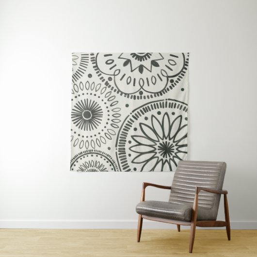 Kami Abstract Pattern Wandkleed (In situ)