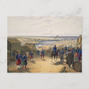 Kamiesch, bord uit 'The Seat of War in the East' Briefkaart