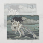 Kamikakushi Carte postale détournée (Devant / Derrière)