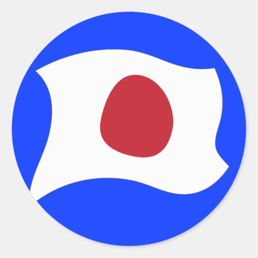 KAMIKAZE (神 風) RONDE STICKER (Voorkant)