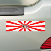 Kamikaze Skateboarding Bumpersticker (Op auto)