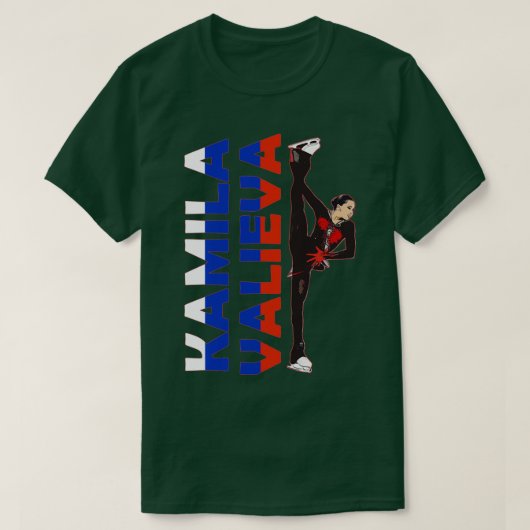 Kamila Valieva T-shirt (Design voorkant)