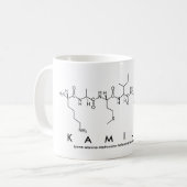 Kamilah nom de peptide mug (Devant gauche)