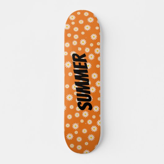 Kamille Bloemen Skateboard (Voorkant)