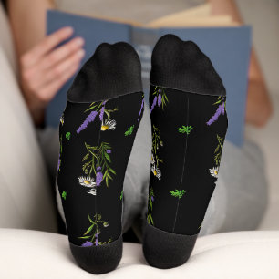 Kamille en lavendel Sokken