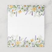 Kamille & Eucalyptus Wildbloemen Bruiloft (Buitenkant ongevouwen)