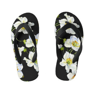Kamillebloemen: Waterverf illustratiepatroon Kinder Teenslippers