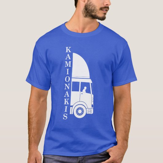 Kamionakis (vrachtwagenchauffeur) t-shirt (Voorkant)