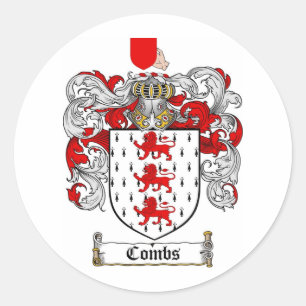 KAMMEN FAMILIE CREST - KAMMEN WAPEN RONDE STICKER