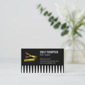 kammen | kapper | salon | kapper visitekaartje (Staand voorkant)