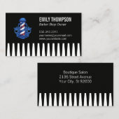 kammen | kapstok visitekaartje (Voorkant / Achterkant)