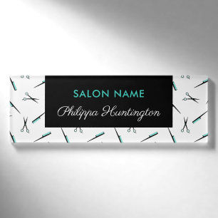 Kammen & Schaar Patroon - Haarstylist - Naam toevo Naambadge