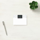 Kammen & Schaar - Zwart & Turquoise - Naam toevoeg Post-it® Notes (Kantoor)