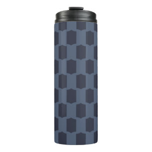 Kammossengrid Indigo Houtskool Thermosbeker