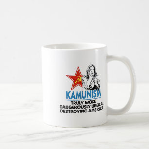Kammunisme Anti Kamala Stem Trump 2024 Funny Polit Koffiemok