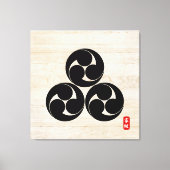 KAMON (familiegroef) Shimizu Canvas Print (Voorkant)