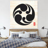 KAMON (familiegroef) Sugihara Canvas Print (Insitu (Slaapkamer))